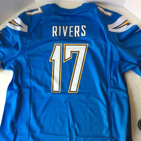NFL Men’s XL Nike Jersey Football Chargers  New With Tags RIVERS # 17 Player - Picture 6 of 12